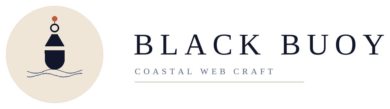 Black Buoy — Coastal Web Craft