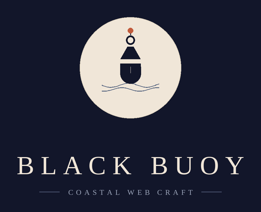 Black Buoy — Coastal Web Craft